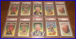 Garbage Pail Kids 2nd Series Psa 10 GemMint 86 Card Variation Set All Mattes Os2