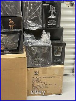 Gentle Giant Star Wars Lot 35 Piece Statue Maquette Bust All Sealed WithCOA+Vader