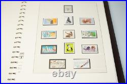 Germany 1968-1982 Collection Of 450+ Stamps All Mint Never Hinged Lindner Album