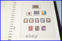 Germany 1968-1982 Collection Of 450+ Stamps All Mint Never Hinged Lindner Album