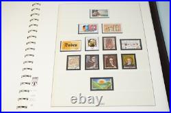 Germany 1968-1982 Collection Of 450+ Stamps All Mint Never Hinged Lindner Album