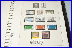 Germany 1968-1982 Collection Of 450+ Stamps All Mint Never Hinged Lindner Album