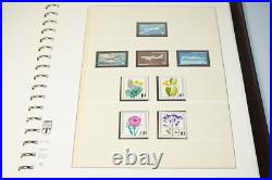 Germany 1968-1982 Collection Of 450+ Stamps All Mint Never Hinged Lindner Album