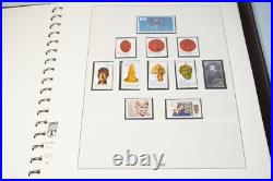 Germany 1968-1982 Collection Of 450+ Stamps All Mint Never Hinged Lindner Album