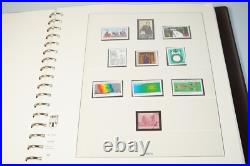 Germany 1968-1982 Collection Of 450+ Stamps All Mint Never Hinged Lindner Album