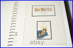 Germany 1968-1982 Collection Of 450+ Stamps All Mint Never Hinged Lindner Album