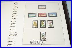 Germany 1968-1982 Collection Of 450+ Stamps All Mint Never Hinged Lindner Album