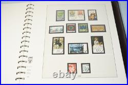 Germany 1968-1982 Collection Of 450+ Stamps All Mint Never Hinged Lindner Album