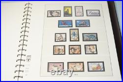 Germany 1968-1982 Collection Of 450+ Stamps All Mint Never Hinged Lindner Album