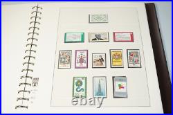 Germany 1968-1982 Collection Of 450+ Stamps All Mint Never Hinged Lindner Album