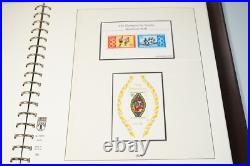 Germany 1968-1982 Collection Of 450+ Stamps All Mint Never Hinged Lindner Album