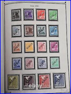 Germany Old Time Mint Stamp Collection ALL THE GOOD SETS on Home Made Pages