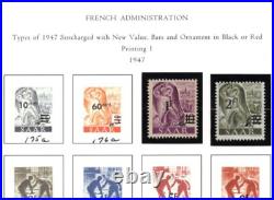 Germany Saar 1947-1950 Collection Of 225+ Stamps, Almost All Mint Never Hinged