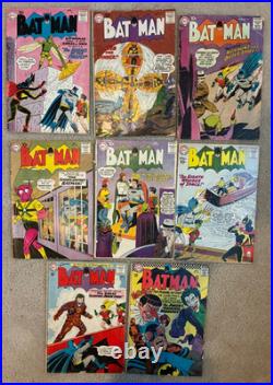 Golden Age Batman Lot 117 125 126 128 129 140 159 186