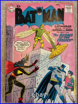 Golden Age Batman Lot 117 125 126 128 129 140 159 186