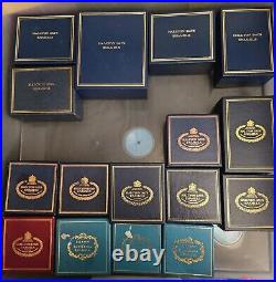 HALCYON DAYS COLLECTION LOT OF 11 Trinket Boxes Mint Original Boxes
