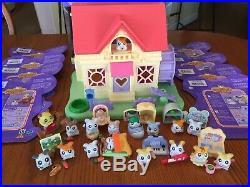 HAMTARO LOT Ham-Ham House In Box AND ALL 8 Hamster Playsets Hasbro 2002