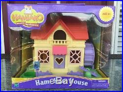 HAMTARO LOT Ham-Ham House In Box AND ALL 8 Hamster Playsets Hasbro 2002