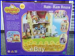HAMTARO LOT Ham-Ham House In Box AND ALL 8 Hamster Playsets Hasbro 2002