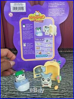 HAMTARO LOT Ham-Ham House In Box AND ALL 8 Hamster Playsets Hasbro 2002