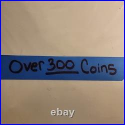 HUGE! Lot World Coin Collection Over 300 Coins All Different Countries