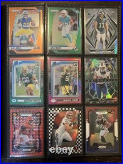 HUGE NFL LOT 340 SPORTS CARD COLLECTION LOT All ROOKIES Prizm # Auto Patch