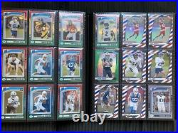 HUGE NFL LOT 340 SPORTS CARD COLLECTION LOT All ROOKIES Prizm # Auto Patch