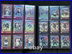 HUGE NFL LOT 340 SPORTS CARD COLLECTION LOT All ROOKIES Prizm # Auto Patch