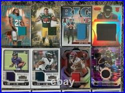 HUGE NFL LOT 340 SPORTS CARD COLLECTION LOT All ROOKIES Prizm # Auto Patch