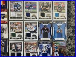 HUGE NFL LOT 340 SPORTS CARD COLLECTION LOT All ROOKIES Prizm # Auto Patch