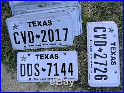 HUGE USED/EXPIRED Texas License PLATE LOT (120) Total - ALL TEXAS PLATES