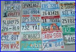 HUGE lot of 67 US License plates All different designs