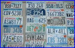 HUGE lot of 67 US License plates All different designs