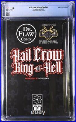 Hail Crow King of Hell #1 Twisted Feather Platinum /20 LE Uranium CGC 9.8 Graded