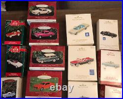 Hallmark Classic American Cars Series Ornament Lot. 1991 (1st) to 2019 (29th)
