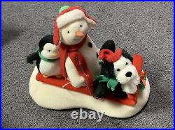 Hallmark Jingle Pals Animated Musical Plush Snowman Christmas Lot 8 All Working