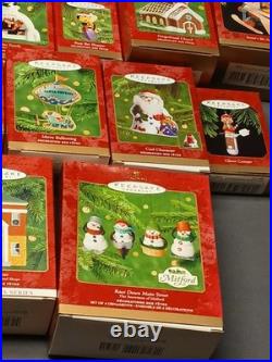 Hallmark Keepsake Collection Lot of 60 Ornaments 1990' With Boxes