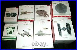 Hallmark Ornaments Star Wars Storytellers Lot Of All 7power Cordboxes Good Tag