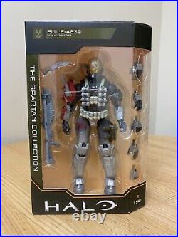 Halo The Spartan Collection Halo Reach Lot of 4 Figures Emile, Noble 6, Jun, Kat