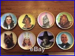 Hamilton Collection, Wizard of Oz Portrait series, all 8 plates Mint cond, RARE