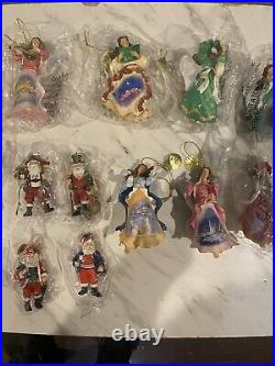 Hard To Find Vintage Christmas Ornaments All New 19 Pieces RARE Danbury Mint
