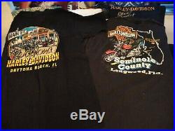 Harley Davidson Shirts all size XL tee t shirt Lot of 13 pin up girls wolves