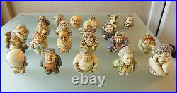 Harmony Kingdom Group of 22 Mint Hard Bodies Pot Bellys All Retired Set of 22