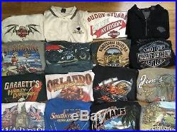 Hd Harley-davidson Lot Of (25) Collectible Shirts All Adult Size XXL (2xl)