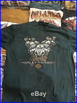 Hd Harley-davidson Lot Of (25) Collectible Shirts All Adult Size XXL (2xl)