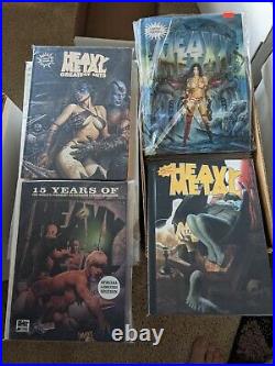 Heavy Metal Magazine Collection Lot COMPLETE Issues 1-299 with ALL COVER VARIANTS