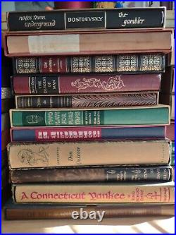 Heritage Press Book Collection, Lot of 48, all with Slipcovers & most withSandglass
