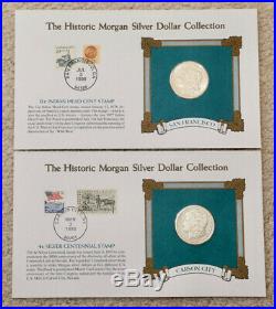 Historic Morgan Silver Dollar Collection All 5 Mints Including an 1882 CC