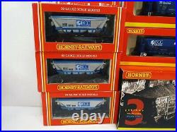 Hornby Job Lot Of 8 X Ecc Hopper Wagons All Mint Boxed (c601)
