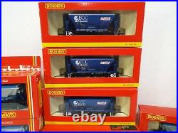 Hornby Job Lot Of 8 X Ecc Hopper Wagons All Mint Boxed (c601)